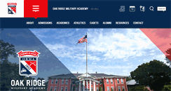 Desktop Screenshot of oakridgemilitary.com